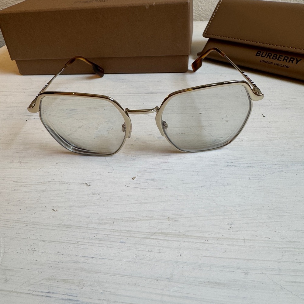 Burberry Angelica Eyeglasses with Case, dust cloth tag and box - Picture 8 of 8